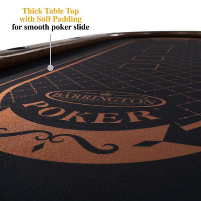 10-Player Poker Table with Dining Table Top — product view 5